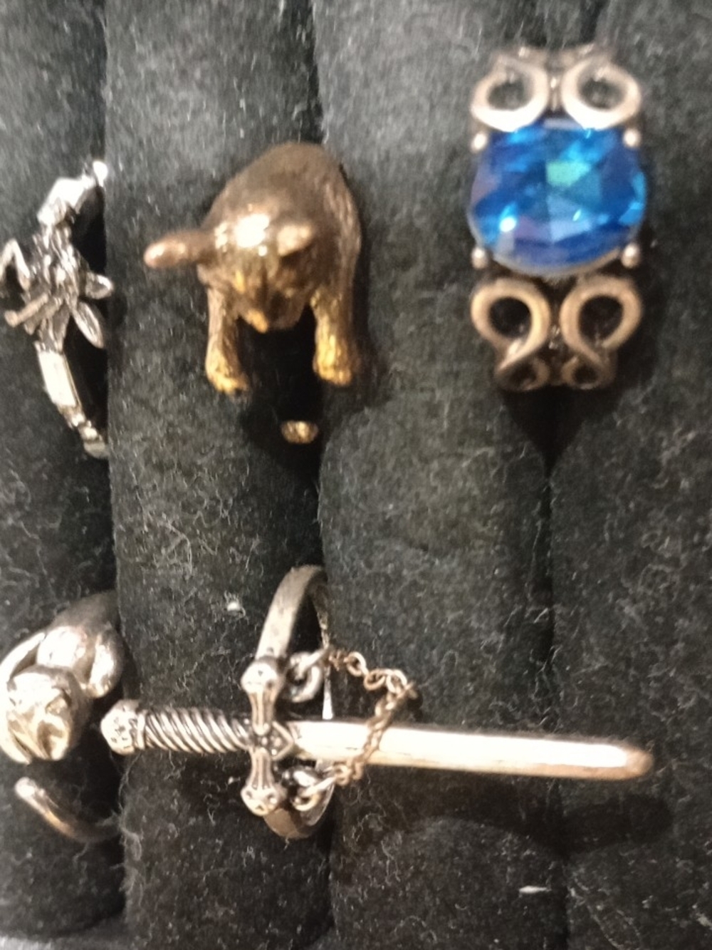 Vintage Ring Lot With Sterling Silver ((5) Rings Total) - Picture 12 of 12
